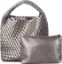 Picture of Women Woven Tote Bag Vintage Shoulder Bag Soft Foldable Top-Handle Fashion Handbag Composite Bag with Coin Purse